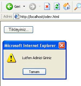 Alert, Confirm, Prompt